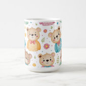 Teddibeer en bloemen koffiemok (Center)