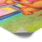 Teddibeer finishlijn. poster (Hoek)