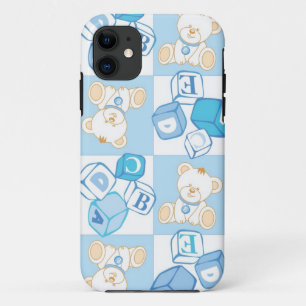 Teddibeer geruite patroon Case-Mate iPhone case
