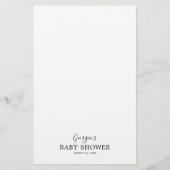 Teddibeer Gokspel Baby Shower Spel (Achterkant)