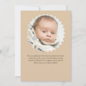 Teddibeer "In Loving Memory" Herdenking van het ve Kaart (Achterkant)