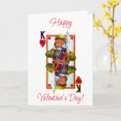 Teddibeer Koning van Harten Kaart (Gele Bloem)