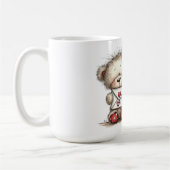 Teddibeer met hartverzegelde envelop koffiemok (Links)