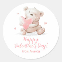 Teddibeer met naam Valentijnsdag
