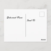 Teddibeer op een fiets die ballonnen vasthoudt briefkaart (Achterkant)