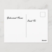 Teddibeer op fiets met ballonnen briefkaart (Achterkant)