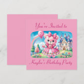 Teddibeer Prinses Kaart (Voorkant / Achterkant)