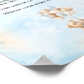 Teddibeer Raad de Buikgrootte Spel Bord Poster (Hoek)