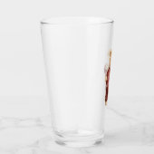 Teddibeer Rode Hart Glas (Rechts)