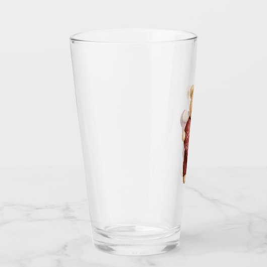 Teddibeer Rode Hart Glas (Rechts)