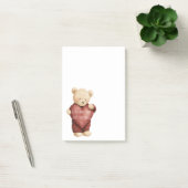 Teddibeer Rode Hart Post-it® Notes (Kantoor)