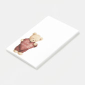 Teddibeer Rode Hart Post-it® Notes (Schuin)
