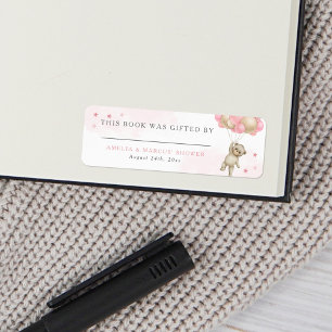 Teddibeer Roze Boek Geschonken Door Etiket