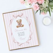 Teddibeer, Roze Strik, Roze Lint, Momosa Bar