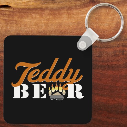 Teddibeer Sleutelhanger (Achterkant)