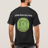 Teddibeer staand op zijn hoofd t-shirt (Achterkant)
