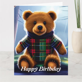 Teddibeer Verjaardagskaart Kaart