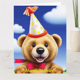 Teddibeer Verjaardagskaart Kaart