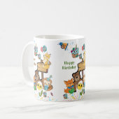 Teddibeer Vos Kuikens Vogel Kat Keramische Mok (Voorkant links)
