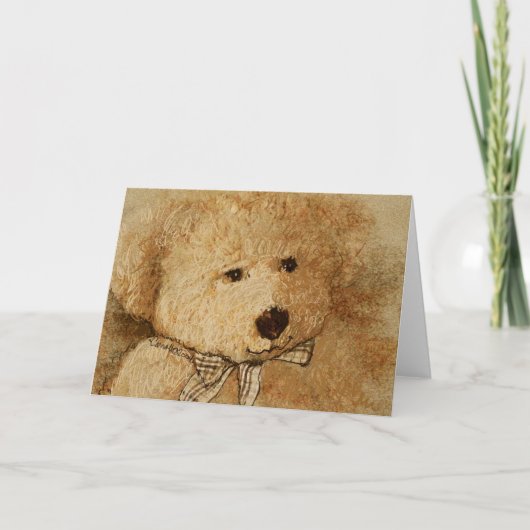 Teddie Beer Kaart (Voorkant)