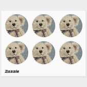 Teddie Beer Ronde Sticker (Vel)