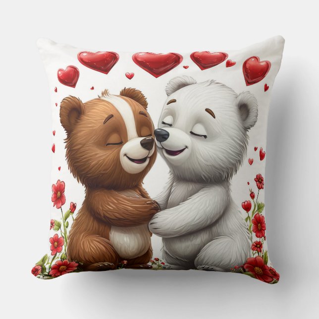 Teddies met liefde kussen (Voorkant)