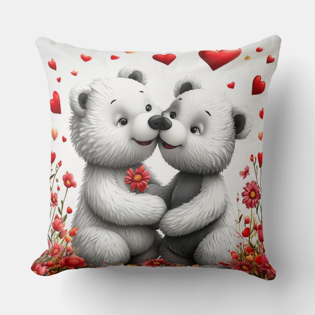 Teddies met liefde kussen (Voorkant)