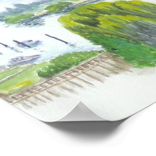 Teddington Lock Poster (Hoek)