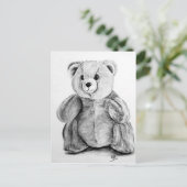 Teddy 1 briefkaart (Staand voorkant)