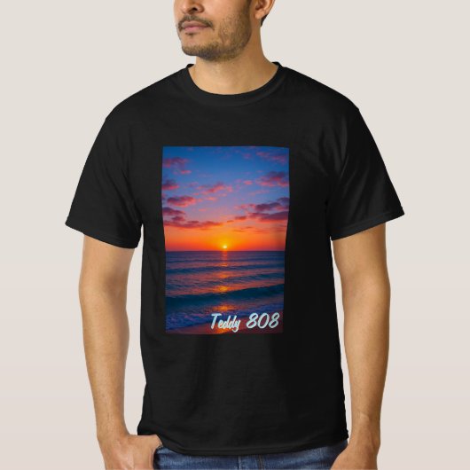 Teddy 808 Sun Rise tshirt (Voorkant)