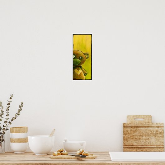 Teddy afwijzen poster (Keuken)