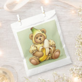 Teddy als een rijpe banaan van Natasha Us Bedankzakje (Geknipt)