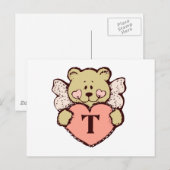 Teddy Angel T Briefkaart (Voorkant / Achterkant)
