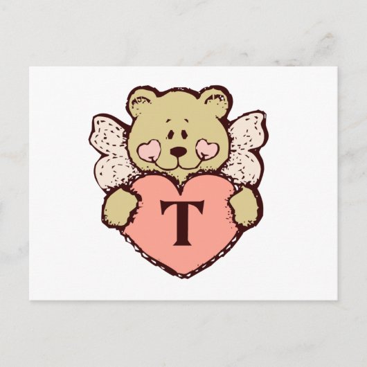 Teddy Angel T Briefkaart (Voorkant)