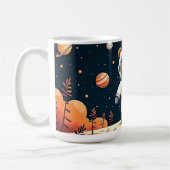 Teddy Astronaut Planeet Wandel Koffiemok (Links)