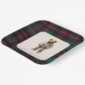  teddy-Baby shower Papieren Bordje (Gebogen)