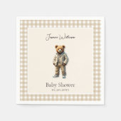  teddy-Baby shower Servet (Voorkant)