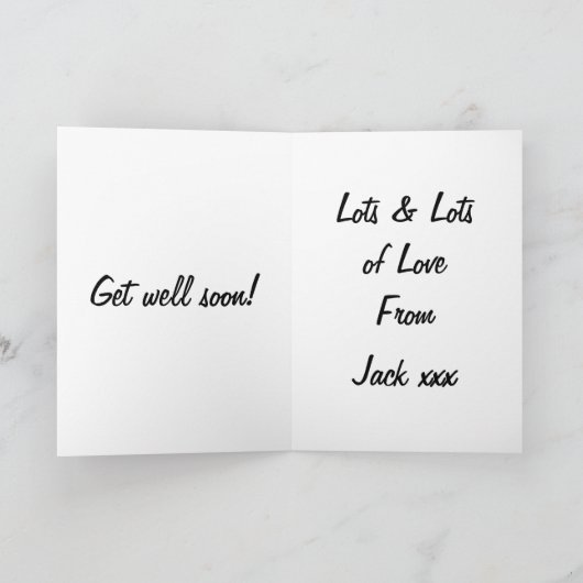 Teddy Ballons Feestdagen Kaart (Binnen)