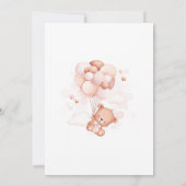 Teddy Bear 1e Verjaardag Beer-y First Boys Neutral Kaart (Achterkant)