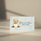 Teddy Bear 2 en Hearts Visitekaartje