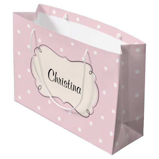 Teddy Bear 2e verjaardag Large Cadeautasje (Achterkant Gekanteld)