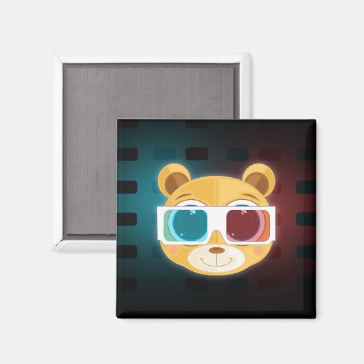 Teddy Bear - 3D Magneet (Voorkant / Achterkant)