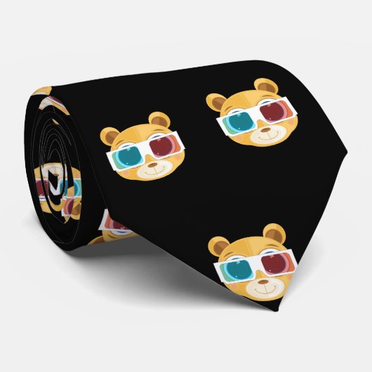 Teddy Bear - 3D Stropdas (Opgerold)