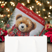 Teddy Bear Add Names Cute Christmas Tissuepapier