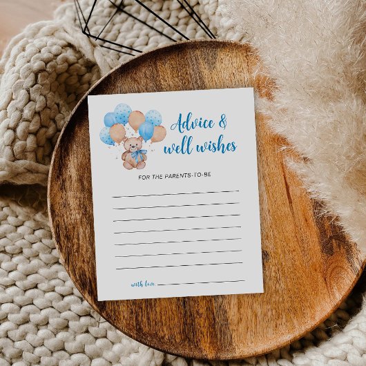 Teddy Bear advies Kaart