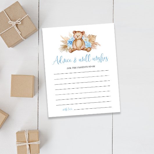 Teddy Bear advies Kaart