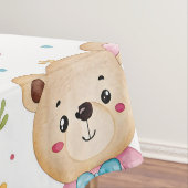 Teddy bear and flowers tafelkleed (Voorbeeld)