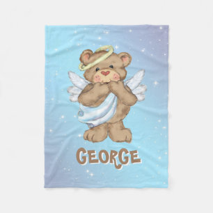 Teddy Bear Angel Fleece Deken