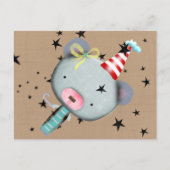 TEDDY BEAR ART BRIEFKAART (Voorkant)