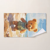 Teddy Bear Art Strandlaken voor kinderen Handdoek (Handdoek)